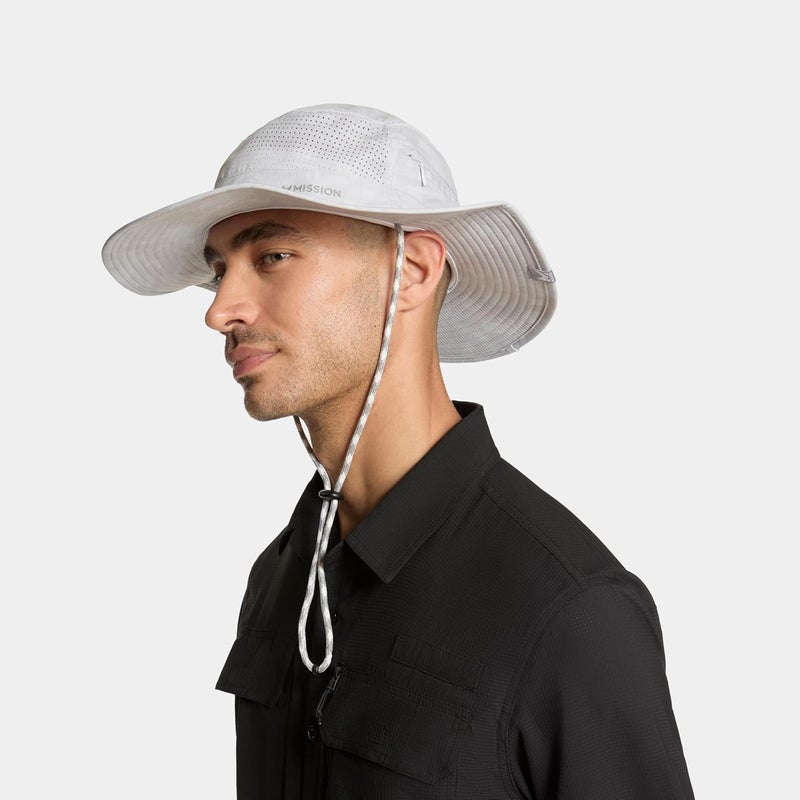 Mission Cooling Anywhere Boonie Hat - Unisex Wide-Brim Hat for Men & Women - Cools Up to 2 Hours - UPF 50 Sun Protection - Image 4